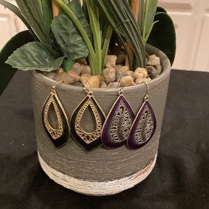 Two Gorgeous Teardrop Earrings